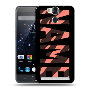 Пластиковый чехол на Ulefone Power с принтом NAME