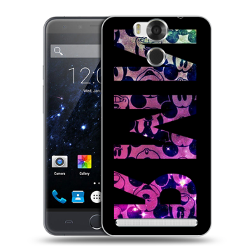 Пластиковый чехол на Ulefone Power с принтом ИМЯ