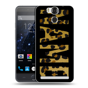 Пластиковый чехол на Ulefone Power с принтом NAME