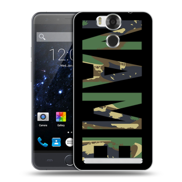 Пластиковый чехол на Ulefone Power с принтом NAME