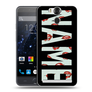 Пластиковый чехол на Ulefone Power с принтом NAME