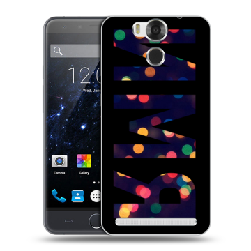 Пластиковый чехол на Ulefone Power с принтом ИМЯ