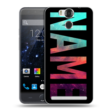 Пластиковый чехол на Ulefone Power с принтом NAME