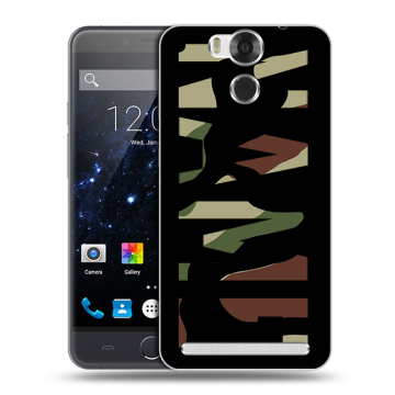 Пластиковый чехол на Ulefone Power с принтом NAME