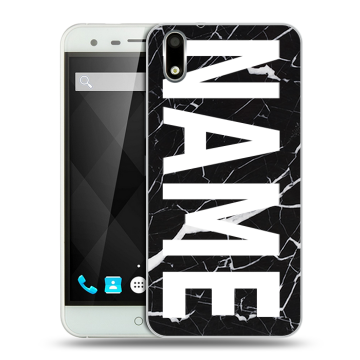 Пластиковый чехол на Ulefone Paris с принтом NAME