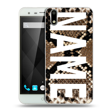 Пластиковый чехол на Ulefone Paris с принтом NAME