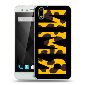Пластиковый чехол на Ulefone Paris с принтом ИМЯ