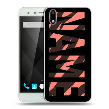 Пластиковый чехол на Ulefone Paris с принтом NAME