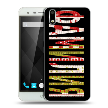 Пластиковый чехол на Ulefone Paris с принтом ФАМИЛИЯ