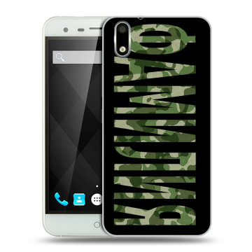 Пластиковый чехол на Ulefone Paris с принтом ФАМИЛИЯ