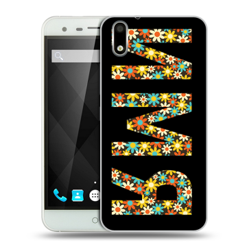 Пластиковый чехол на Ulefone Paris с принтом ИМЯ