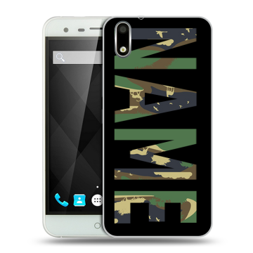 Пластиковый чехол на Ulefone Paris с принтом NAME