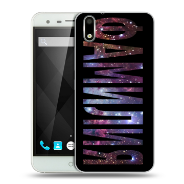 Пластиковый чехол на Ulefone Paris с принтом ФАМИЛИЯ