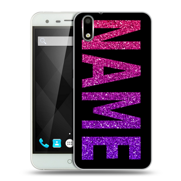 Пластиковый чехол на Ulefone Paris с принтом NAME