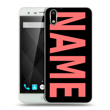 Пластиковый чехол на Ulefone Paris с принтом NAME
