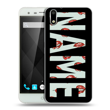Пластиковый чехол на Ulefone Paris с принтом NAME