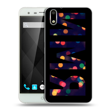 Пластиковый чехол на Ulefone Paris с принтом ИМЯ