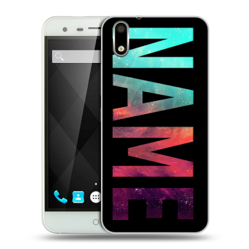 Пластиковый чехол на Ulefone Paris с принтом NAME