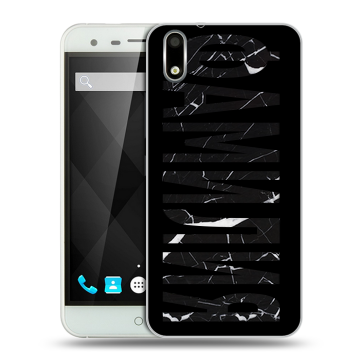 Пластиковый чехол на Ulefone Paris с принтом ФАМИЛИЯ
