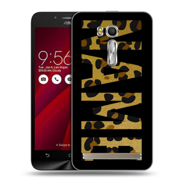 Пластиковый чехол на ASUS Zenfone Go 5.5 с принтом NAME