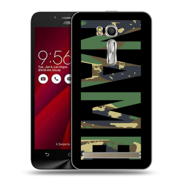 Пластиковый чехол на ASUS Zenfone Go 5.5 с принтом NAME