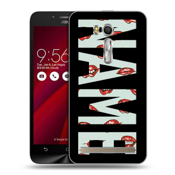 Пластиковый чехол на ASUS Zenfone Go 5.5 с принтом NAME
