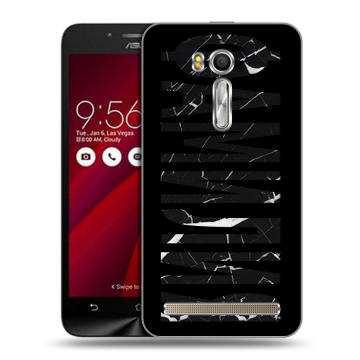 Пластиковый чехол на ASUS Zenfone Go 5.5 с принтом ФАМИЛИЯ