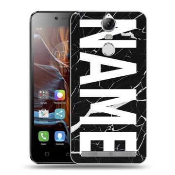 Силиконовый чехол на Lenovo K5 Note с принтом NAME