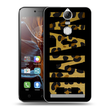 Силиконовый чехол на Lenovo K5 Note с принтом NAME