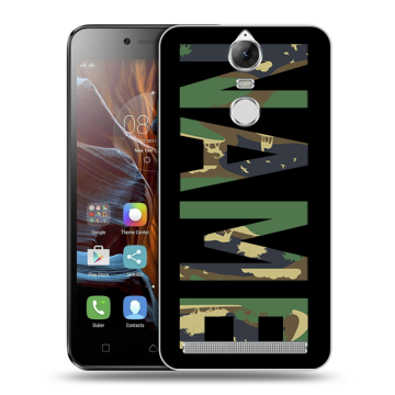 Силиконовый чехол на Lenovo K5 Note с принтом NAME