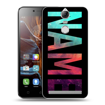 Силиконовый чехол на Lenovo K5 Note с принтом NAME