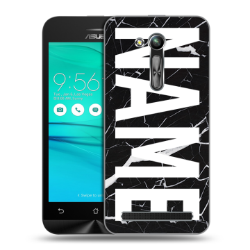 Силиконовый чехол на ASUS ZenFone Go 4.5 ZB452KG с принтом NAME