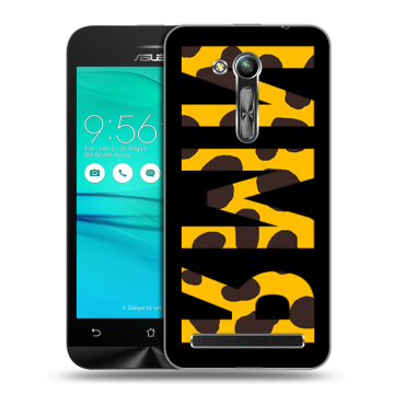 Силиконовый чехол на ASUS ZenFone Go 4.5 ZB452KG с принтом ИМЯ