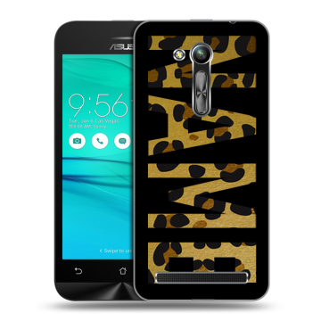 Силиконовый чехол на ASUS ZenFone Go 4.5 ZB452KG с принтом NAME