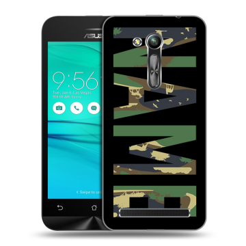 Силиконовый чехол на ASUS ZenFone Go 4.5 ZB452KG с принтом NAME