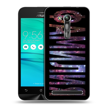 Силиконовый чехол на ASUS ZenFone Go 4.5 ZB452KG с принтом ФАМИЛИЯ