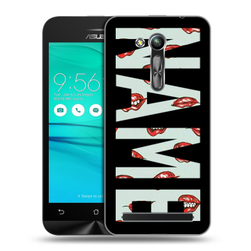 Силиконовый чехол на ASUS ZenFone Go 4.5 ZB452KG с принтом NAME