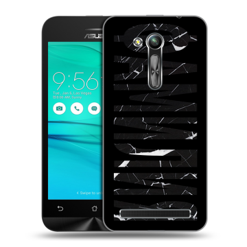 Силиконовый чехол на ASUS ZenFone Go 4.5 ZB452KG с принтом ФАМИЛИЯ