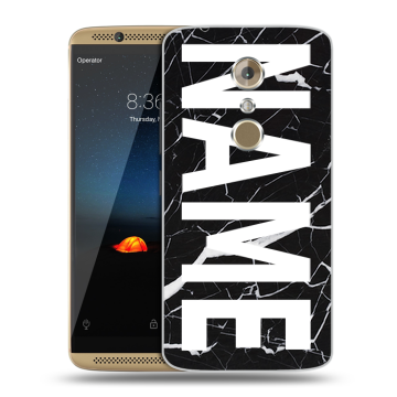 Пластиковый чехол на ZTE Axon 7 с принтом NAME