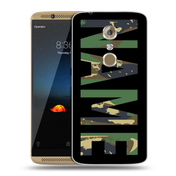 Пластиковый чехол на ZTE Axon 7 с принтом NAME