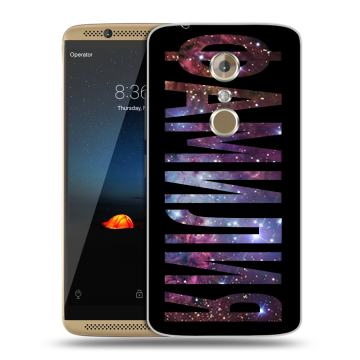 Пластиковый чехол на ZTE Axon 7 с принтом ФАМИЛИЯ