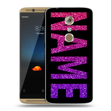 Пластиковый чехол на ZTE Axon 7 с принтом NAME