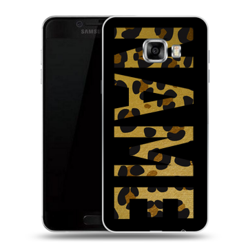 Пластиковый чехол на Samsung Galaxy C7 с принтом NAME
