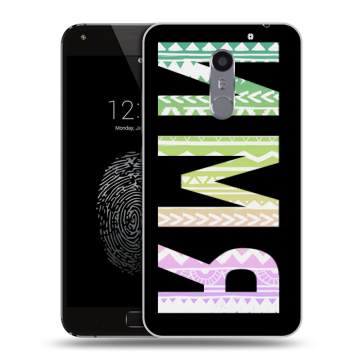 Силиконовый чехол на Umi Super с принтом ИМЯ