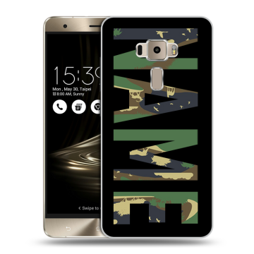 Пластиковый чехол на Asus ZenFone 3 с принтом NAME