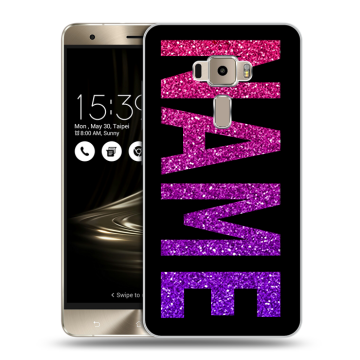 Пластиковый чехол на Asus ZenFone 3 с принтом NAME