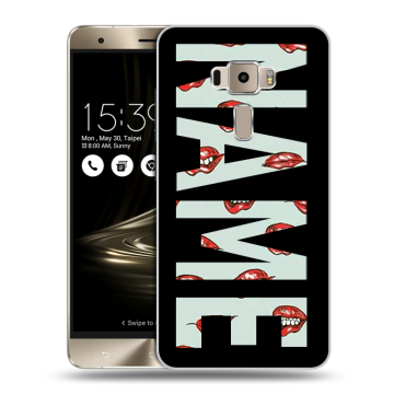 Пластиковый чехол на Asus ZenFone 3 с принтом NAME