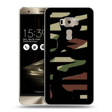 Пластиковый чехол на Asus ZenFone 3 с принтом NAME