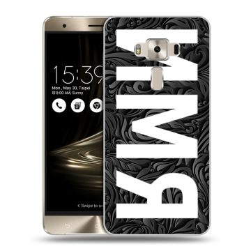 Силиконовый чехол на Asus ZenFone 3 Deluxe с принтом ИМЯ