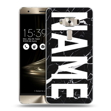Силиконовый чехол на Asus ZenFone 3 Deluxe с принтом NAME